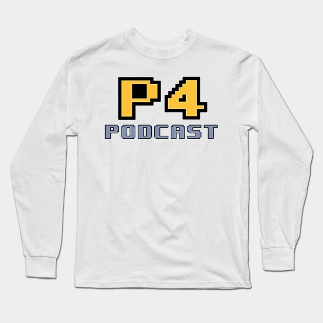 P4 Logo Shirt (no white border) Long Sleeve T-Shirt by p4podcast